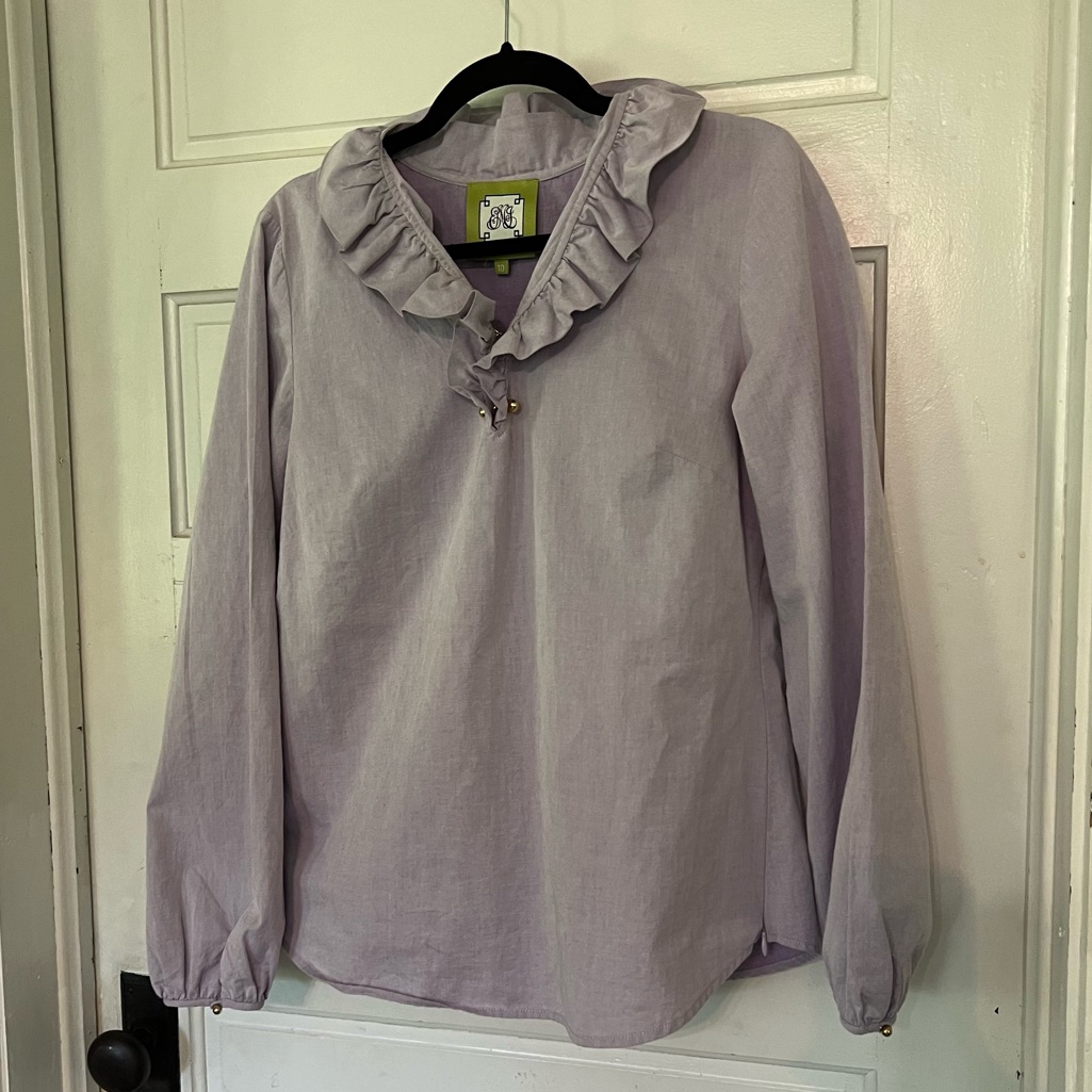 The New Elizabeth Shirt Lavender Elizabeth Mckay